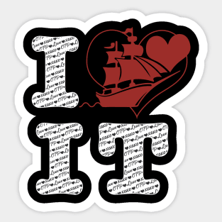 I Ship It Sticker